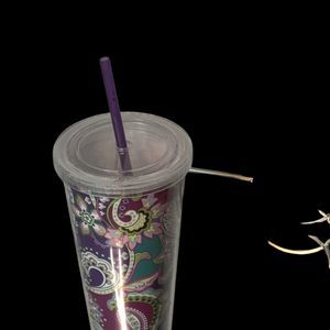 Vera Bradley drink cup paisley